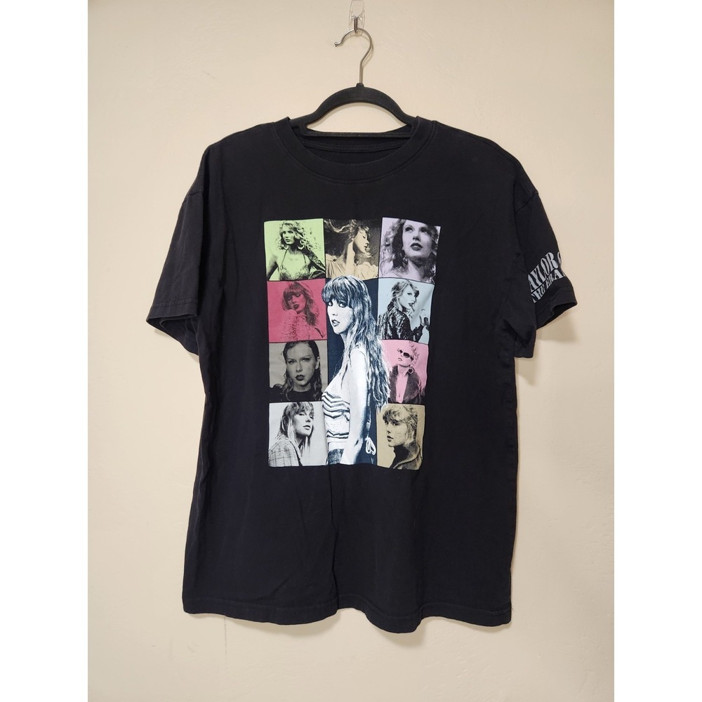 Taylor Swift The Eras Tour T-Shirt Unisex Size M Graphic Black